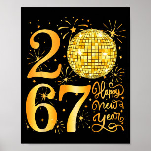 Happy New Year 2067 Funny 67 Six Seven Meme New Ye Poster