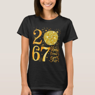 Happy New Year 2067 Funny 67 Six Seven Meme New Ye T-Shirt