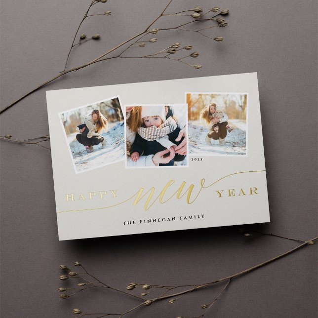 Happy New Year 3 Photo Collage (Creator Uploaded)