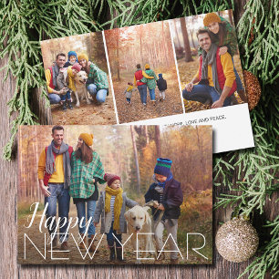 Happy New Year 4 Photo  Holiday Card