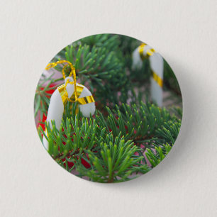 Happy New Year 6 Cm Round Badge