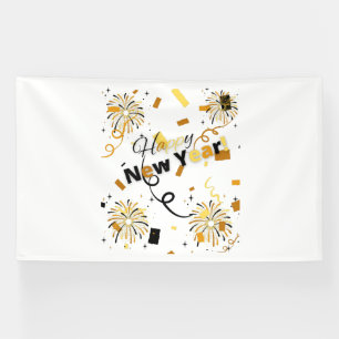 Happy New Year 6x10 Vinyl Banner