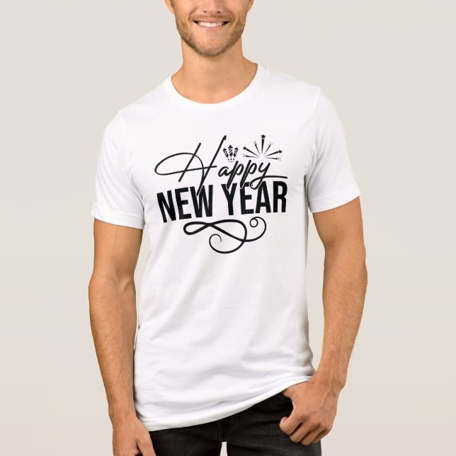 Happy New Year-83852 Tri-Blend Shirt (Front)