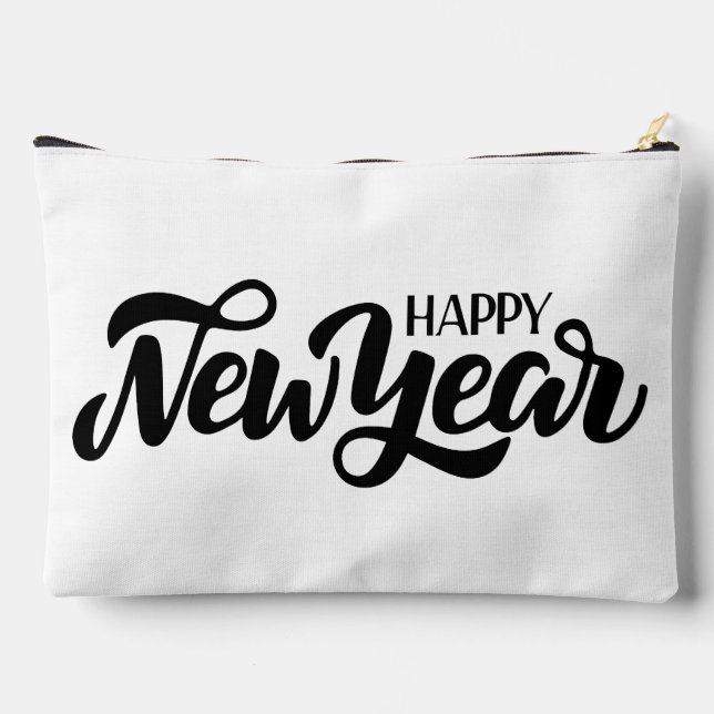 Happy New Year Accessory Pouch (Back)