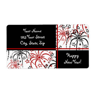 Happy New Year Address Labels