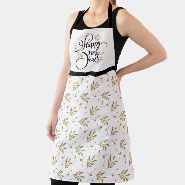 Happy New Year All-Over Print Apron (Insitu)