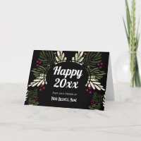 Happy New Year Any Date Branches Business logo