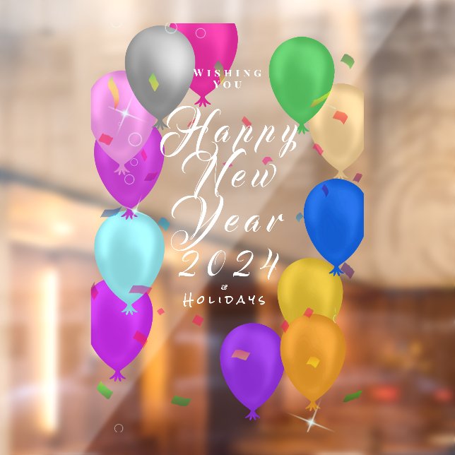 Happy New Year Balloon Banner (Sheet 2)