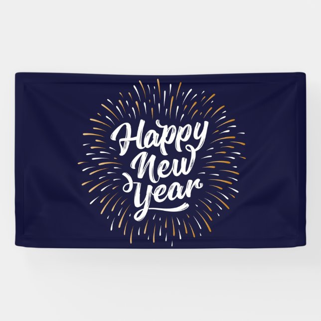 Happy New Year Banner (Horizontal)