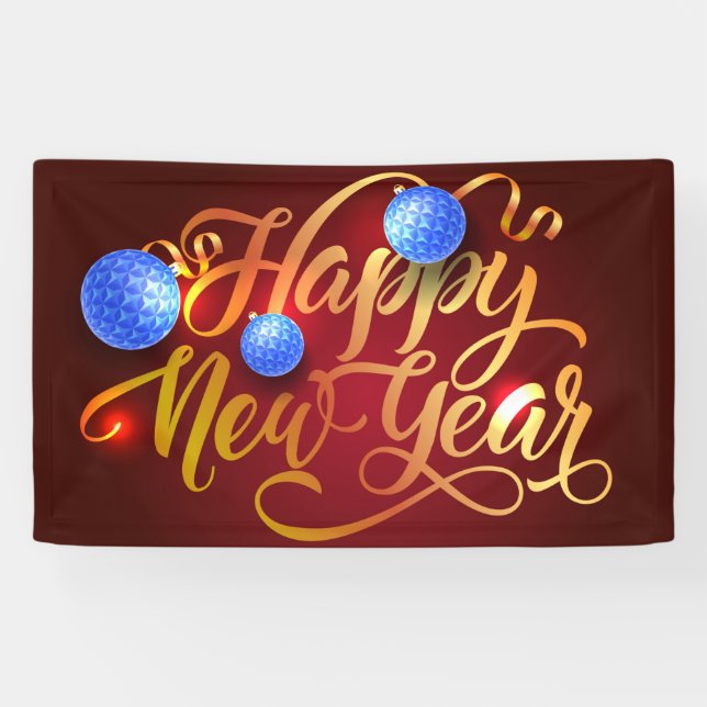 Happy New Year Banner (Horizontal)