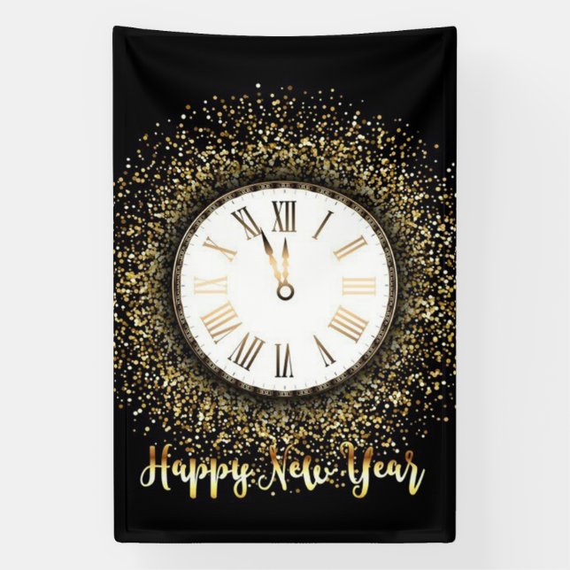 Happy New Year  Banner (Vertical)