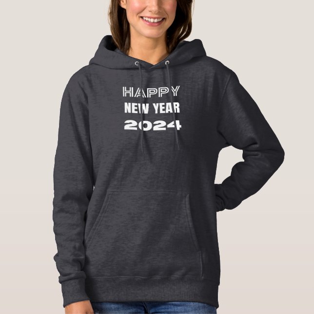 Happy New Year Basic Hoodie (Front)