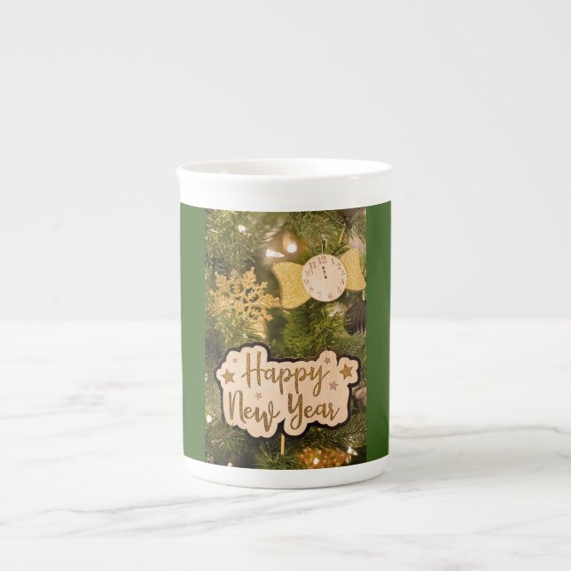 HAPPY NEW YEAR  BONE CHINA MUG (Front)