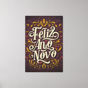 Happy New Year Canvas Print