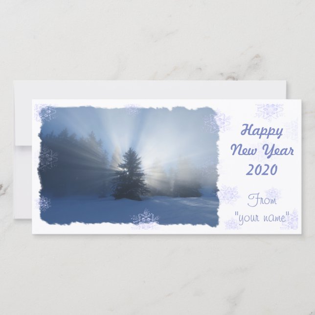 Happy New Year card (Front)