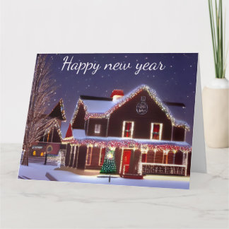 Happy New Year card 