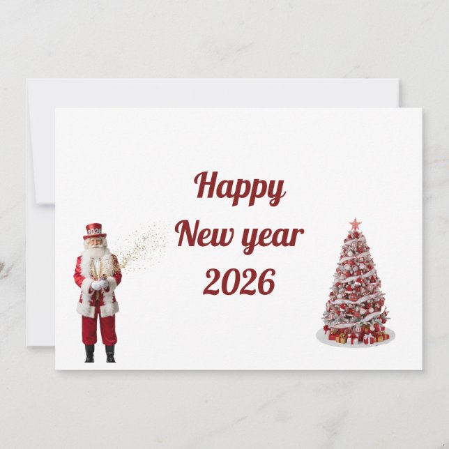Happy New Year Card 2026 (Front)