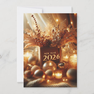 Happy New Year Card Joy, Hope & Success
