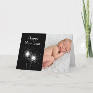 Happy New Year Card with Photo