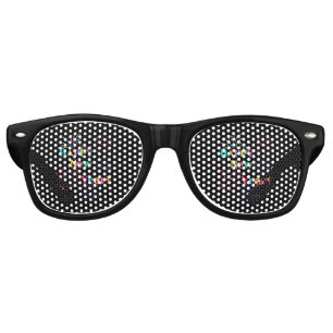 Happy New Year Celebration Party Retro Sunglasses