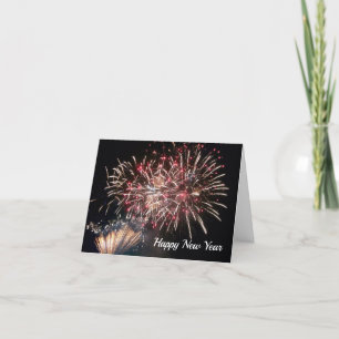 Happy New Year Christmas Holiday Card