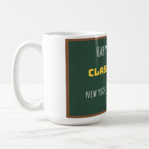 Happy New Year Class of 2027 Chalkboard Mug