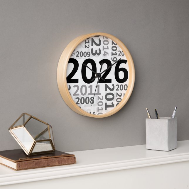 Happy New Year Clock (Office)