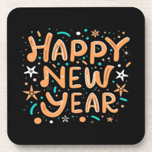 Happy New Year Coaster