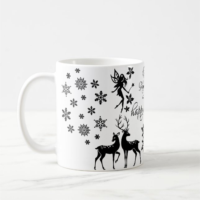 happy new year  coffee mug (Left)