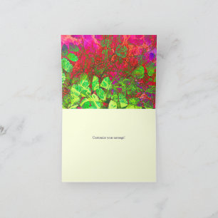 Happy New Year Colorful Peace Dove Card