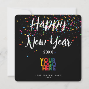 Happy New Year Corporate Business Logo Holiday 