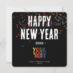 Happy New Year Corporate Business Logo Holiday