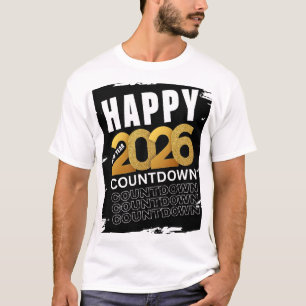 Happy New Year Countdown 2026 T-shirts Holiday Tee
