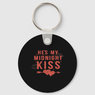 Happy New Year Couples He's My Midnight Kiss Valen Key Ring