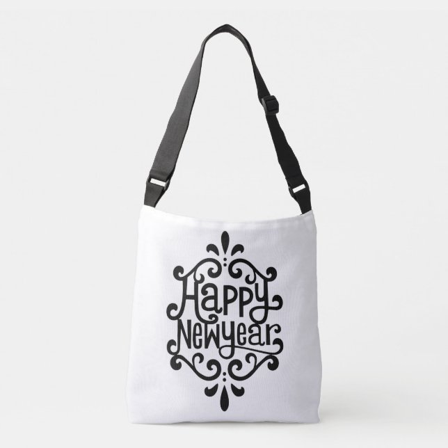 Happy New Year Crossbody Bag (Front)