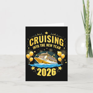 Happy New Year Cruise 2026 Party Trip Cruising Int Card