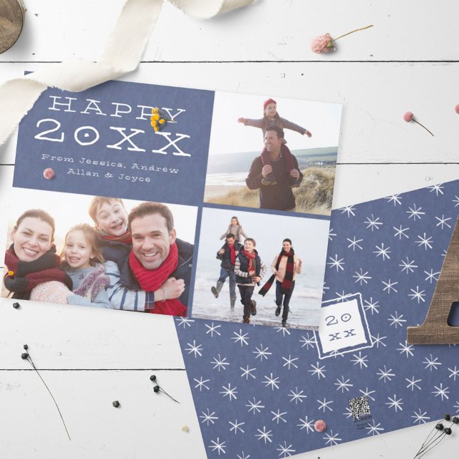 Happy New Year Custom Family Photo Template (Creator Uploaded)