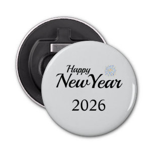 Happy New Year Custom Present Bottle Opener