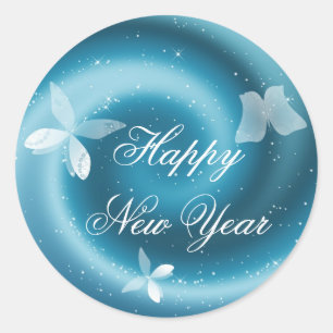Happy New Year Customisable Sticker