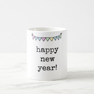 Happy New Year, Cute Coffee Mug