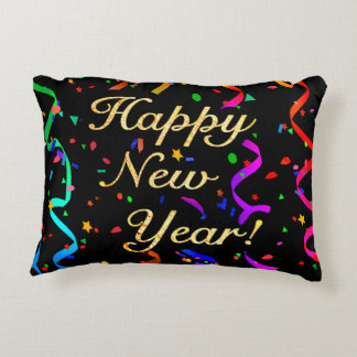 "Happy New Year!" Decorative Cushion