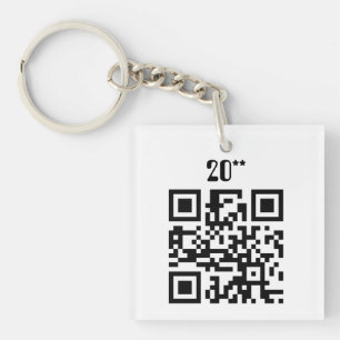 Happy New Year - English Key Ring