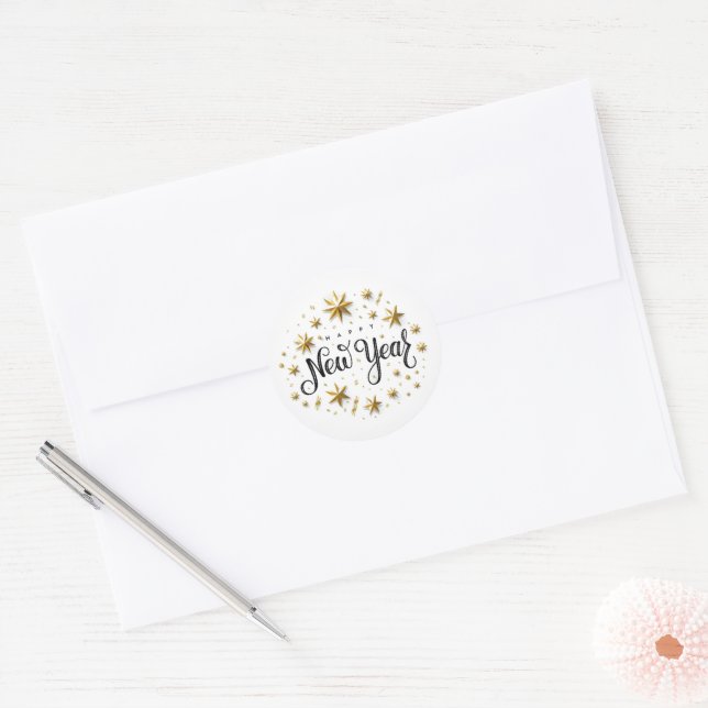 Happy New Year! Envelope Seal Sticker (Envelope)