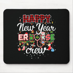Happy New Year Er Nurse Crew Christmas Lovely Funn Mouse Pad
