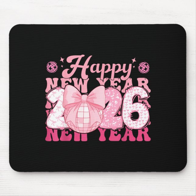 Happy New Year Eve 2026 Party Family Matching Men  Mouse Pad (Front)