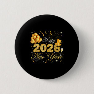 Happy New Year Eve Party 2026 Family Matching Cost 6 Cm Round Badge