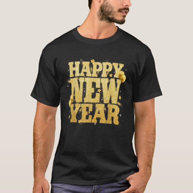 Happy New Year Family Reunion Party New Year Eve O T-Shirt (Front)