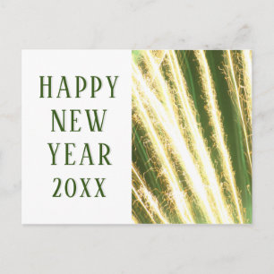 Happy NEW YEAR Festive Firework Holiday Postcard