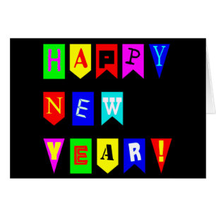 Happy New Year Flags