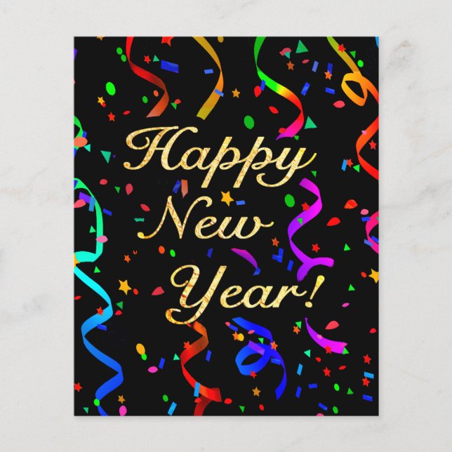 "Happy New Year!" Flyer (Front)